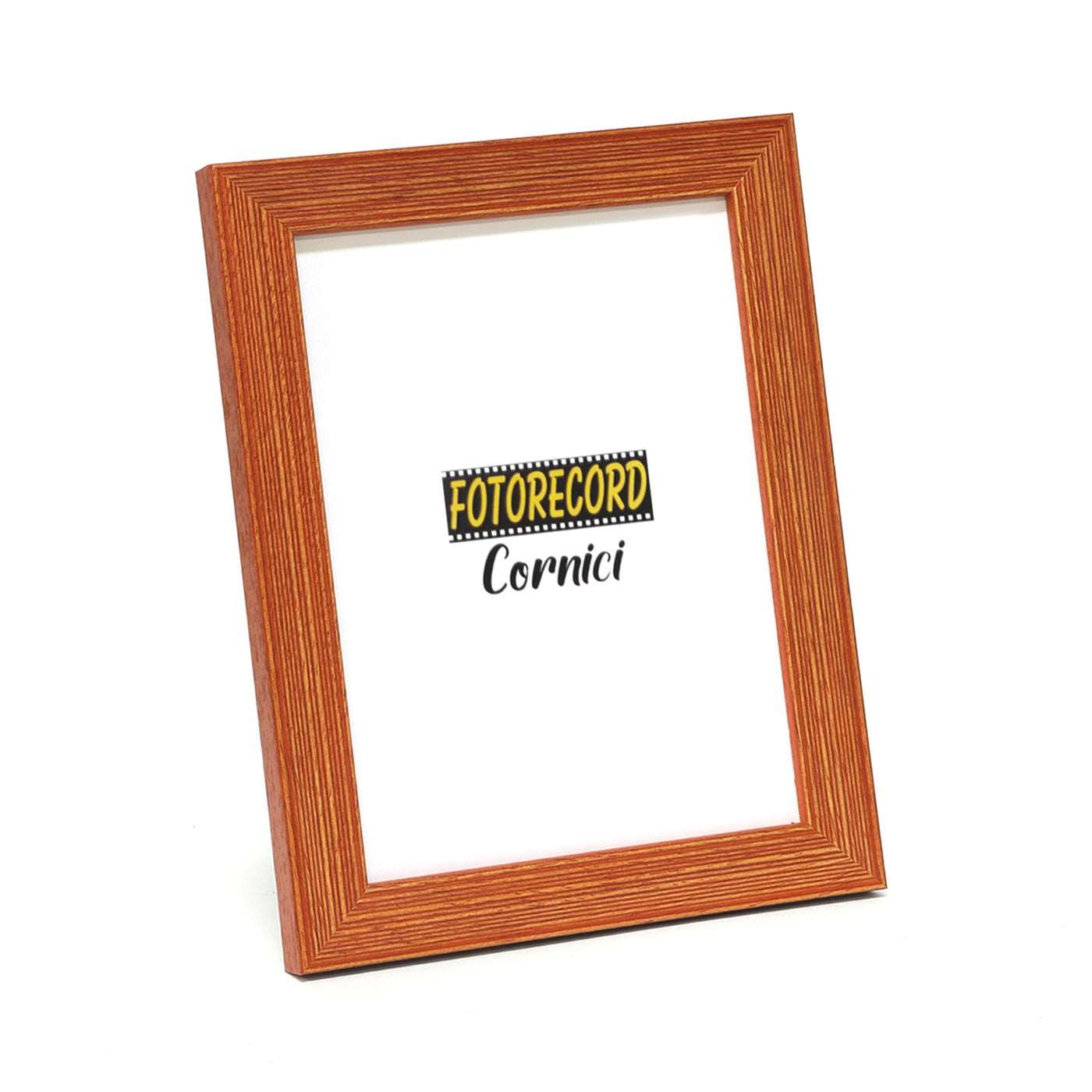 Cornice fotografica in legno Zigrinato Opaco colore Arancio - 20ARANCIO