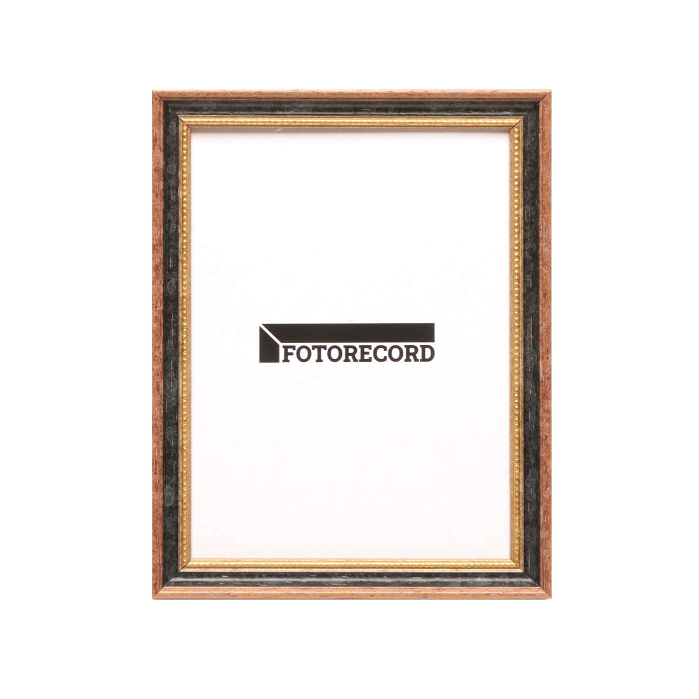 Cornice fotografica in legno Pastellato colore Grigio e Oro - 213GRIGIO