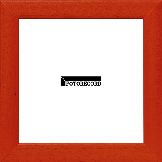 Cornice su misura Rosso in Legno Satinata, Rosso, Stile Moderno | 132310-2-ss-rosso