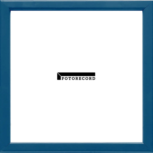Cornice su misura Azzurro in Legno Lucida, Blu, Stile Moderno | 141410-sl-blu-azzurro
