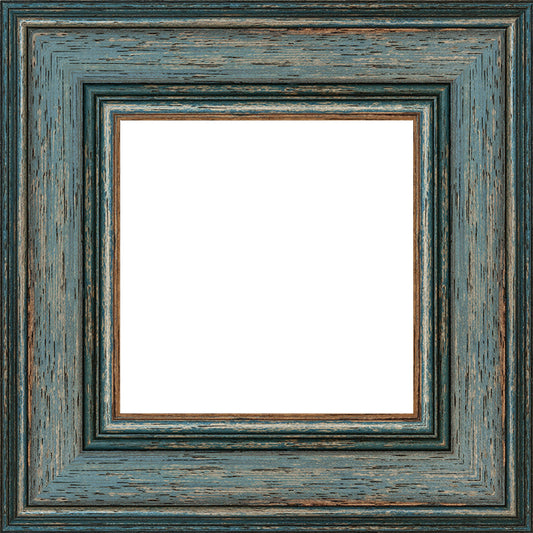 Custom made wooden frame - 369BLU