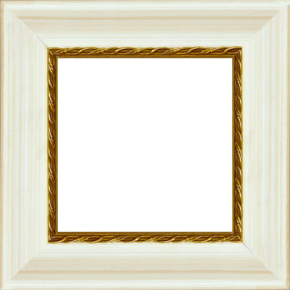 Square photo frame in white - 75720BI