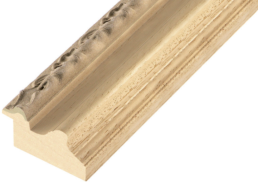 Cornics su misura - in legno grezzo - 947G