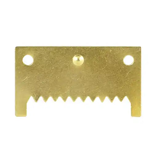 Brass-plated iron flat toothed hangers