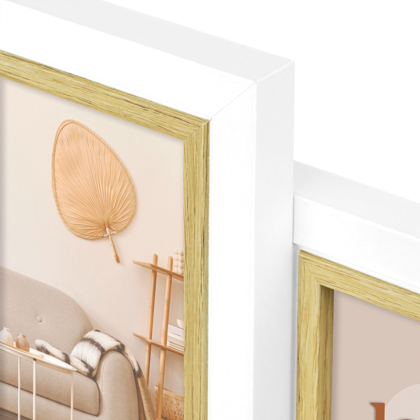 Multiple wooden wall frame - FR0105002