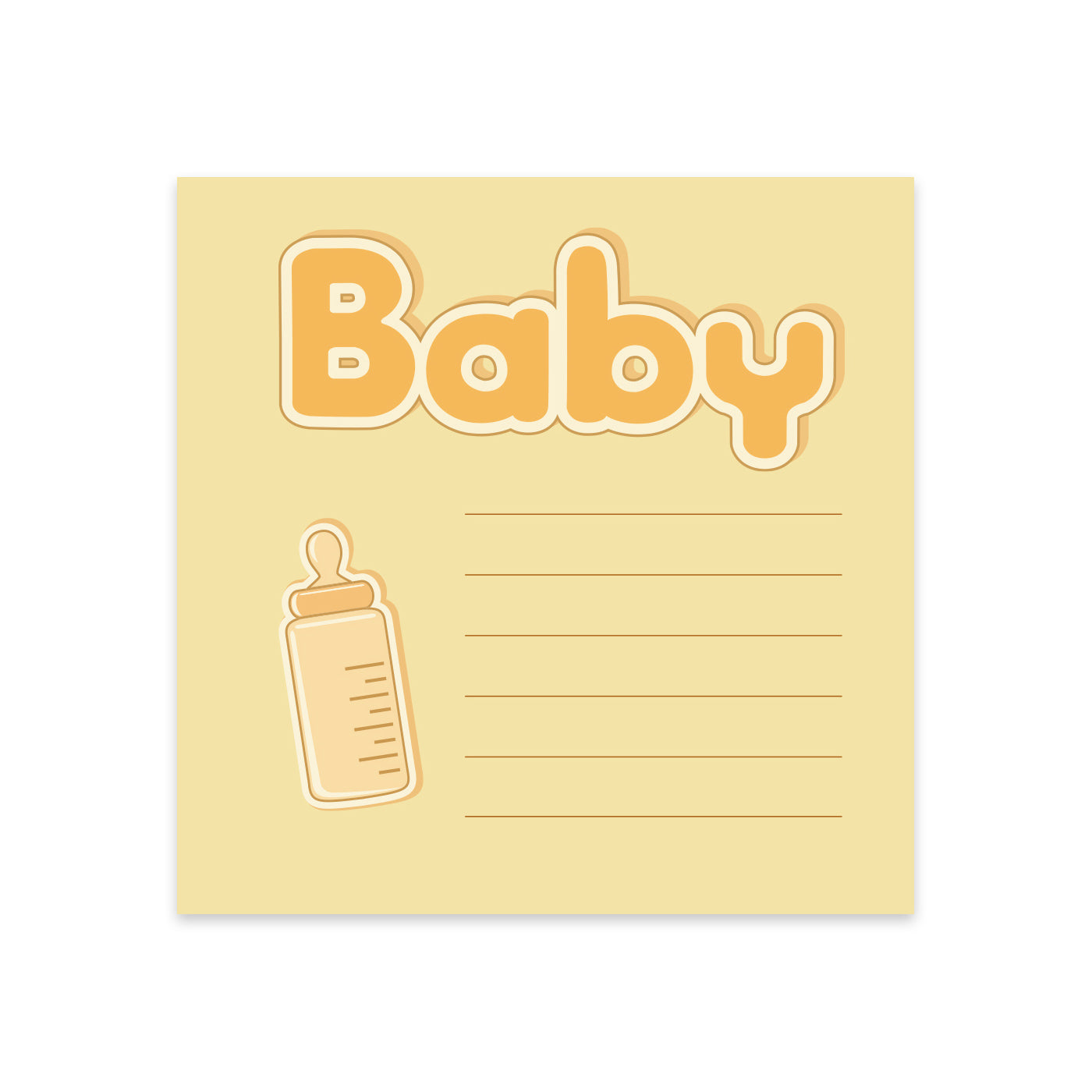 Album Bebe' Orange 24x24 cm, Scrapbooking, 20 Pagine | fral0009
