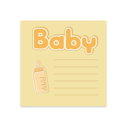 Album Bebe' Orange 24x24 cm, Scrapbooking, 20 Pagine | fral0009