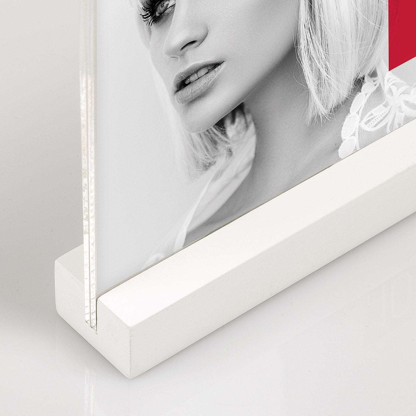 Cornice Double Face Dresda Bianco Orizzontale Fotorecord