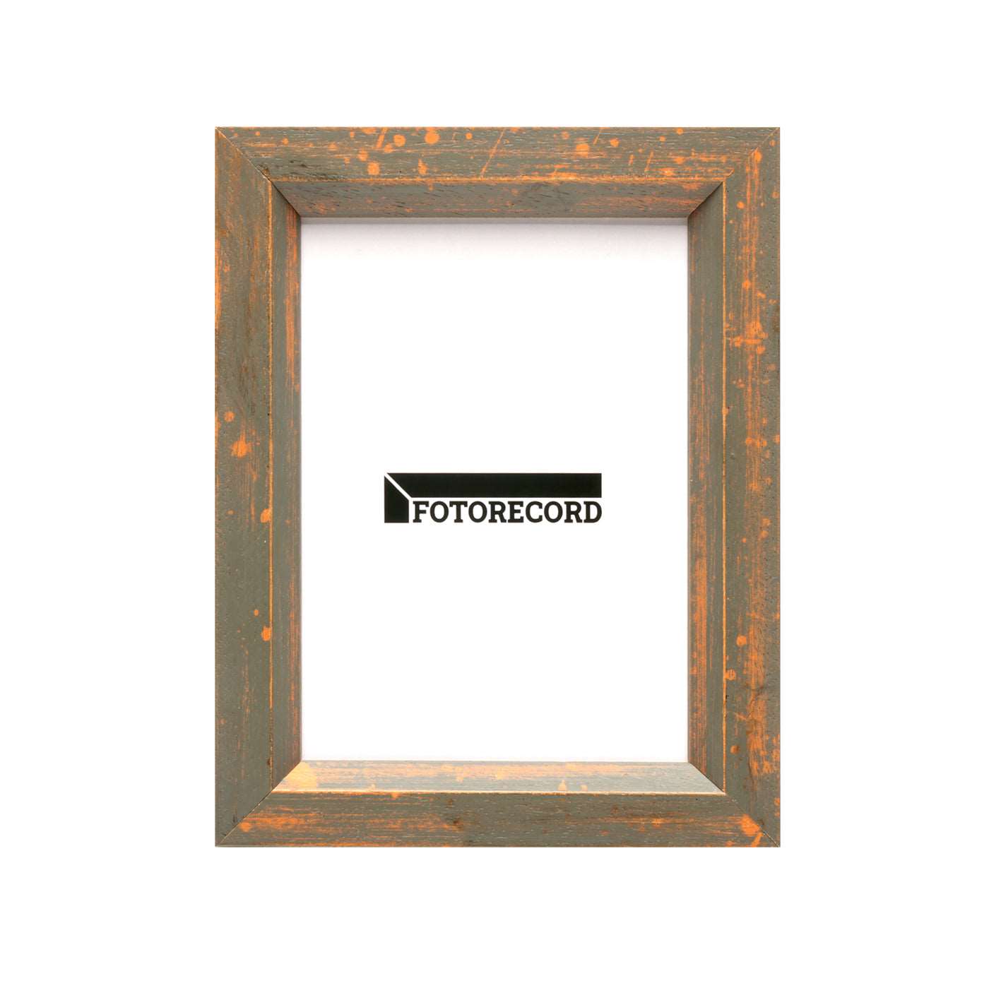 Cornice in legno grigio e arancione - A624GRI Fotorecord