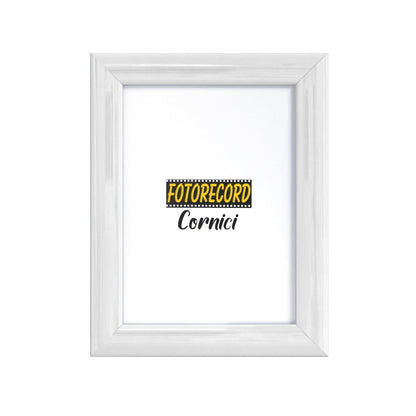 Cornice portafoto bianco laccato lucido - A2L25BL Fotorecord