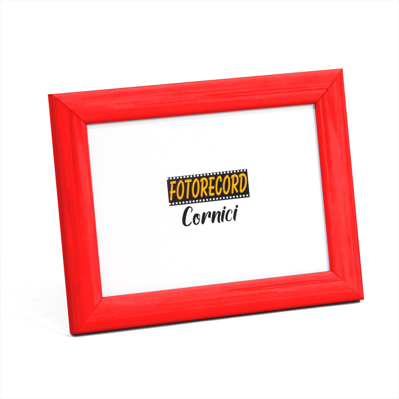 Cornice portafoto rosso laccato lucido - A2L25RS Fotorecord