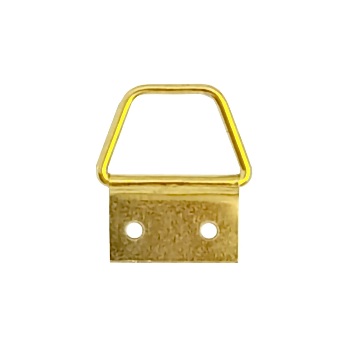 Attaccaglie trapezoidali ottonate 12×17 mm – Confezione da 10 pezzi