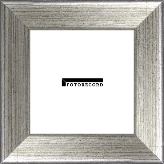 Cornice su misura Antico Argento in Legno Satinata, Argento, Stile Classico