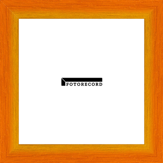 Cornice su misura Arancione in Legno Poro aperto, Arancione, Stile Moderno