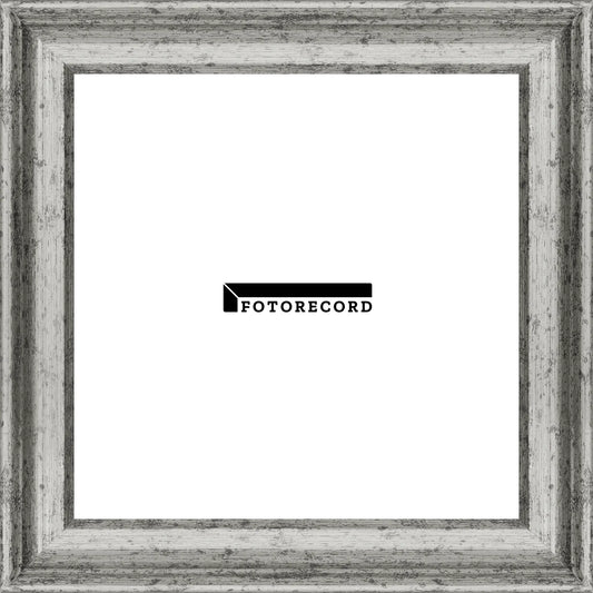 Cornice su misura Arg in Legno Lucida, Argento, Stile Moderno