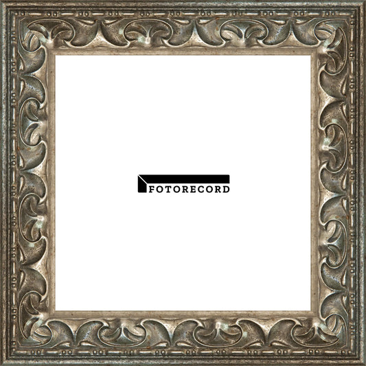 Cornice su misura Arg in Legno Satinata, Argento, Stile Classico