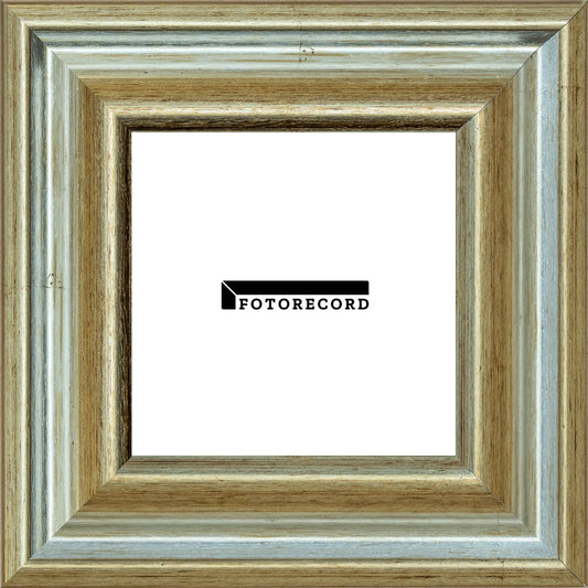 Cornice su misura Arg in Legno Satinata, Argento, Stile Classico