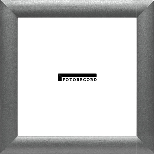 Cornice su misura Argento Brillantinato in Legno Satinata, Argento, Stile Moderno