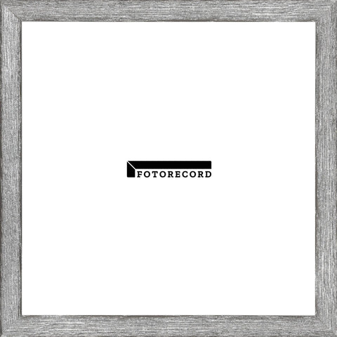 Campione del profilo Cornice su misura Argento in Legno Poro aperto, Stile Moderno FRAS0015
