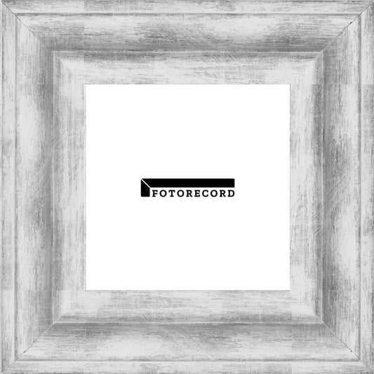 Cornice su misura Argento in Legno Satinata, Argento, Stile Classico
