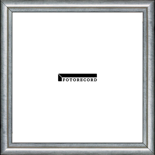 Cornice su misura Argento in Legno Satinato, Stile Moderno