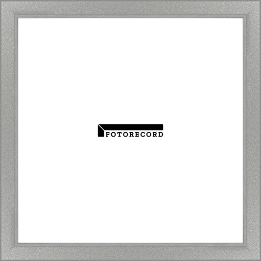Cornice su misura Argento in Legno Satinato, Stile Moderno