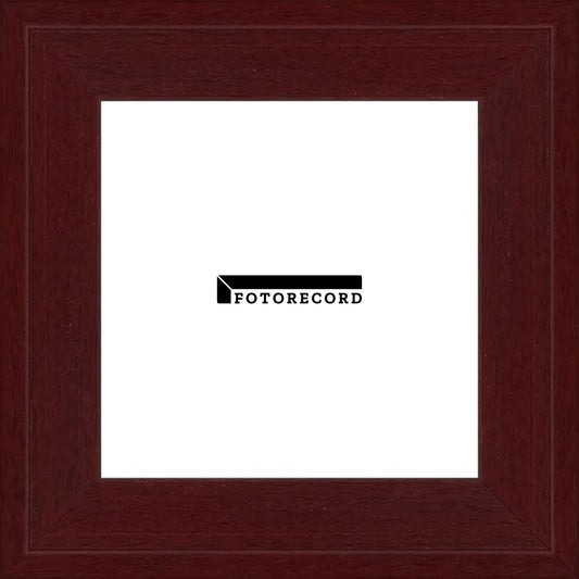 Cornice con asta a L su misura Rosso in Legno Satinato, Stile Moderno