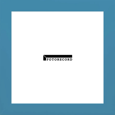 Campione del profilo Cornice su misura Azzurro in Legno Opaco, Blu, Stile Moderno FRAS0134
