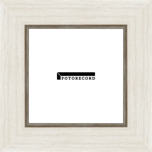 Cornice su misura Beige Crema in Legno Satinato, Stile Classico