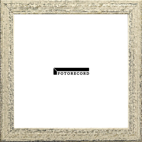 Campione del profilo Cornice su misura Beige in Legno Satinato, Stile Vintage FRAS0150