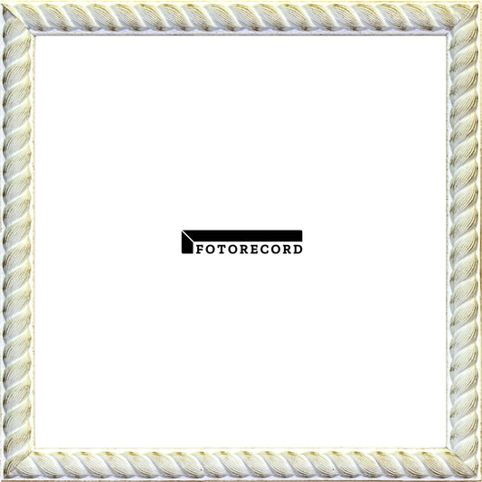 Cornice su misura Bianco in Legno Satinata, Bianco, Stile Classico