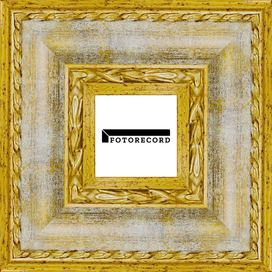 Cornice su misura Bianco in Legno Satinata, Bianco, Stile Classico