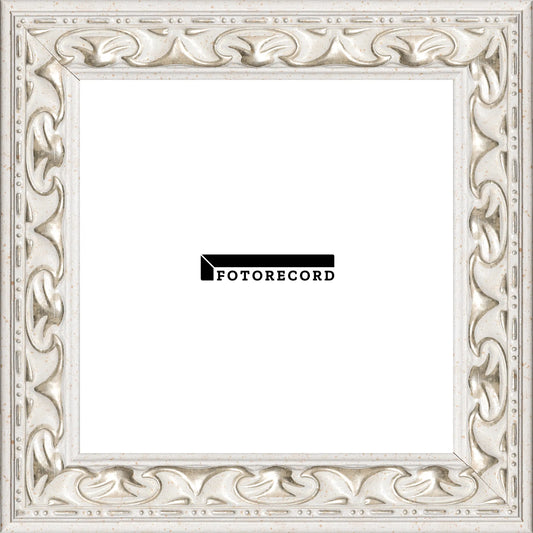 Cornice su misura Biancoarg in Legno Satinata, Bianco, Stile Classico