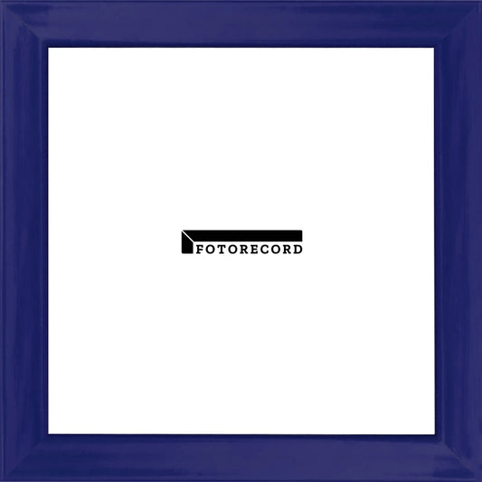 Cornice su misura Blu in Legno Lucida, Blu, Stile Moderno