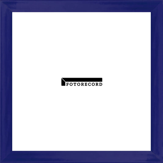 Cornice su misura Blu in Legno Lucida, Blu, Stile Moderno