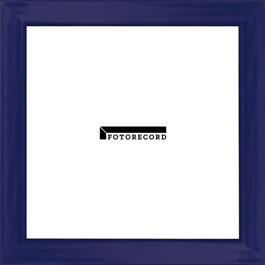 Cornice su misura Blu in Legno Lucida, Blu, Stile Moderno