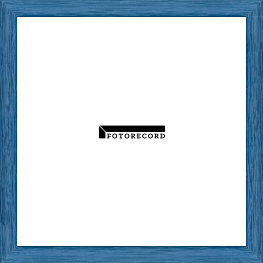 Cornice su misura Blu in Legno Poro aperto, Blu, Stile Moderno