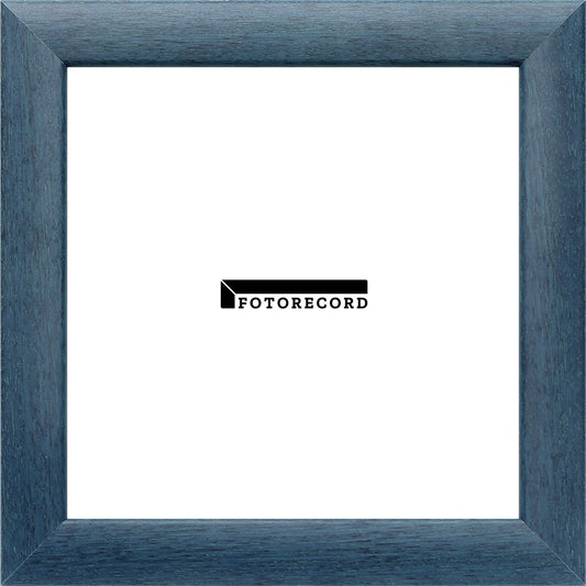 Cornice su misura Blu in Legno Satinata, Blu, Stile Moderno