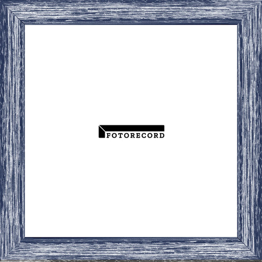 Cornice su misura Blu in Legno Satinata, Blu, Stile Moderno