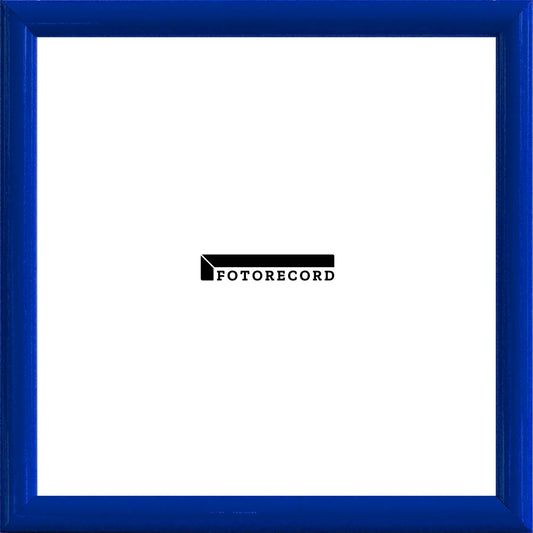 Cornice su misura Blu Turchese in Legno Lucida, Blu, Stile Moderno