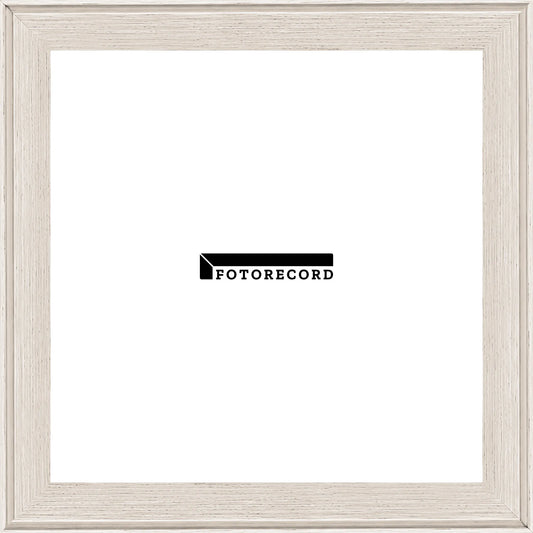 Cornice su misura Crema Bianco Spazzolato in Legno Decape, Beige, Stile Vintage