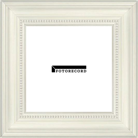 Cornice su misura Crema in Legno Satinato, Beige, Stile Classico