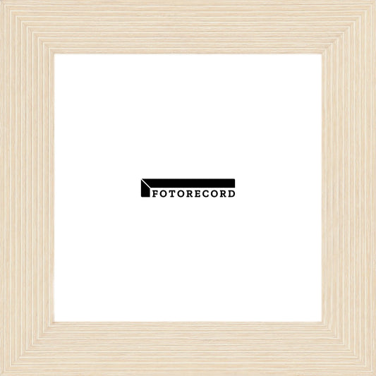 Cornice su misura Crema Zigrinato in Legno Poro aperto, Beige, Stile Moderno