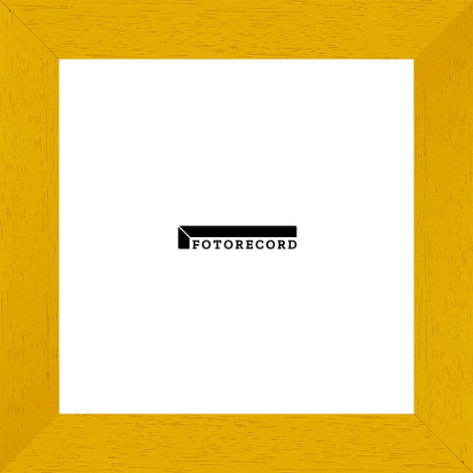 Cornice su misura Giallo in Legno Poro aperto, Giallo, Stile Moderno
