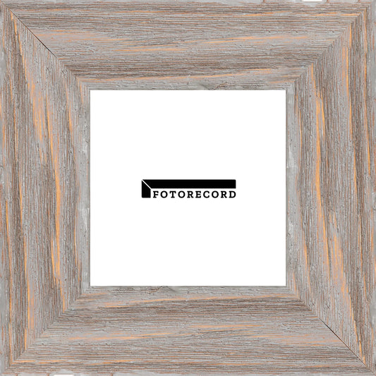 Cornice su misura Grigio in Legno Decapé, Grigio, Stile Vintage