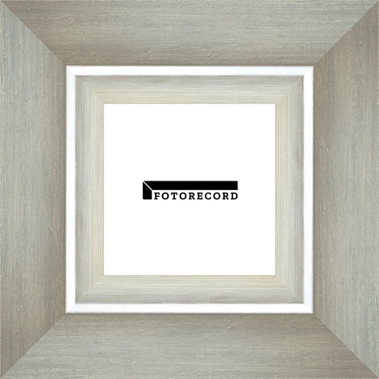 Cornice su misura Grigio in Legno Satinata, Grigio, Stile Moderno