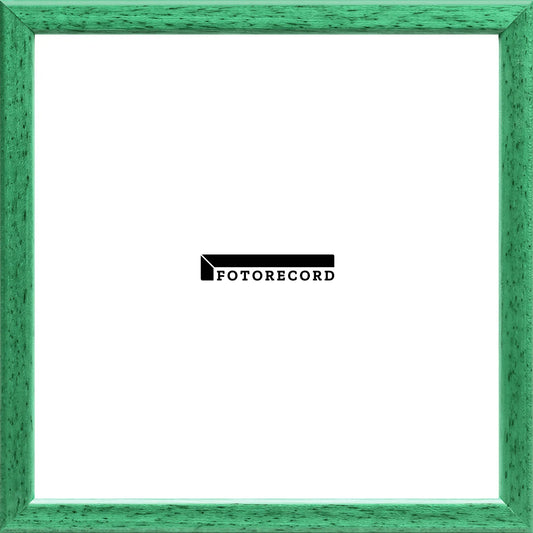 Cornice su misura Menta in Legno Satinata, Verde, Stile Moderno