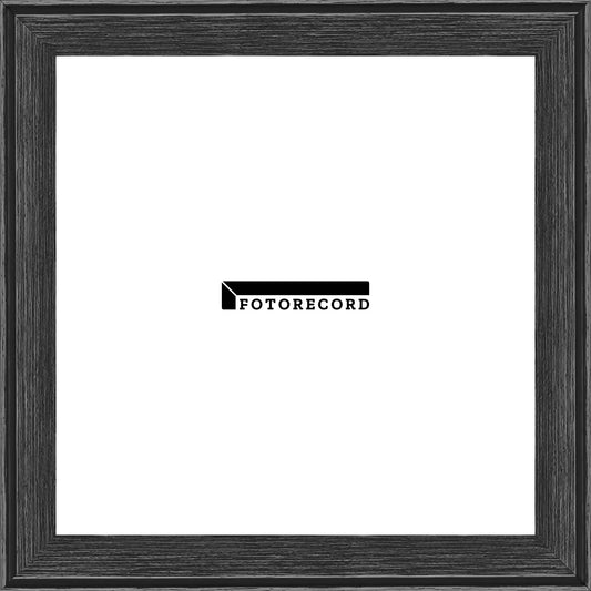 Cornice su misura Nero Bianco Spazzolato in Legno Decape, Stile Vintage
