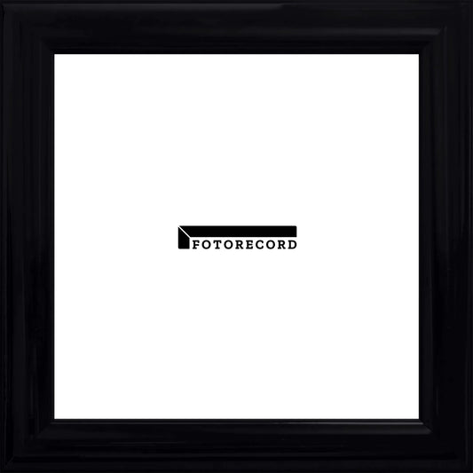Cornice su misura Nero Lucido in Legno Lucida, Nero, Stile Moderno