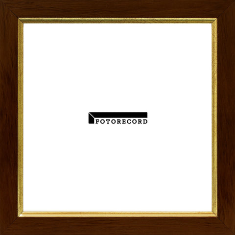 Campione del profilo Cornice su misura Noce in Legno Satinato, Marrone, Stile Moderno FRAS0026